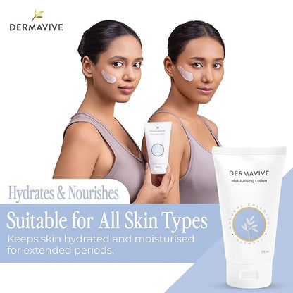 Vitamin E & Colloidal Oatmeal Moisturizing Face & Body Lotion - Hydrating pH-Balanced Moisturizer for Dry Skin - Suitable for Kids, Teens & Adults, 120ml (4.05 fl oz)