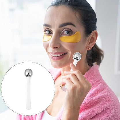 EXCEART 6pcs Eye Cream Applicators Face Eye Roller Massage Eye Care Applicator Wand Stick Metal Eye Cream Roller Wand