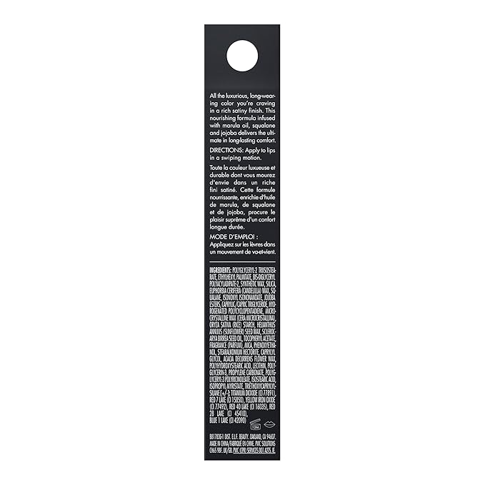 e.l.f. O Face Satin Lipstick, Richly Pigmented, Nourishing Face
