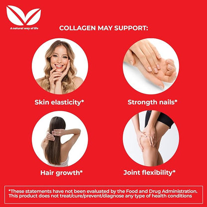 Full Life Collagen Peptides Powder - Bovine Collagen Supplement with Hyaluronic Acid - Hydrolyzed Collagen Powder for Women and Men - Kosher, Gluten-Free - 300g