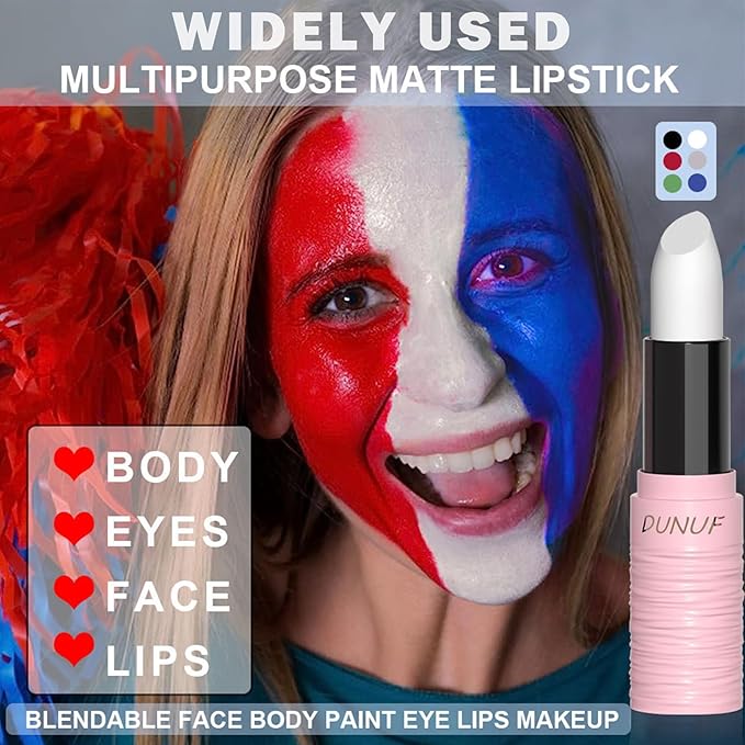 Eye Black Stick Red Face Body Paint Football