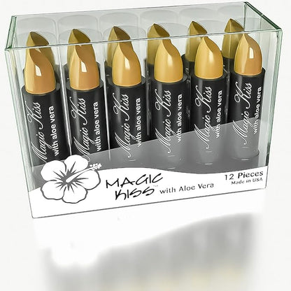 Magic Kiss Pack of 12 Color Changing Aloe Magic