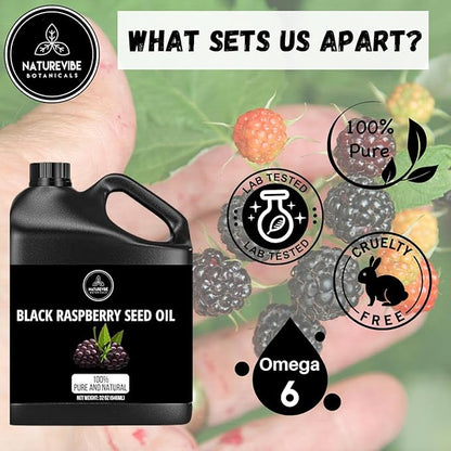 Naturevibe Botanicals Black Raspberry Oil 32
