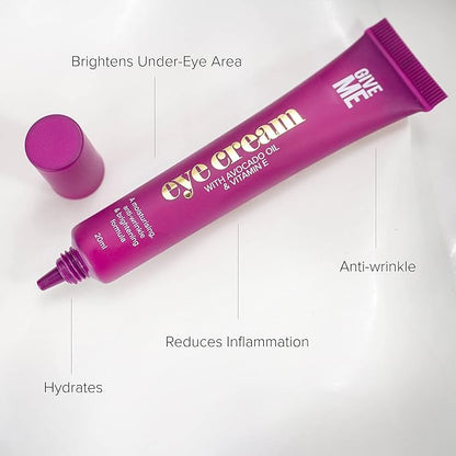 Cosmetics Eye Cream, Anti-Aging Brightening with Vitamin E, Anti-Wrinkle for Dark Circles and Puffy Eyes, Hydrates, Brightens, Reduces Inflammation