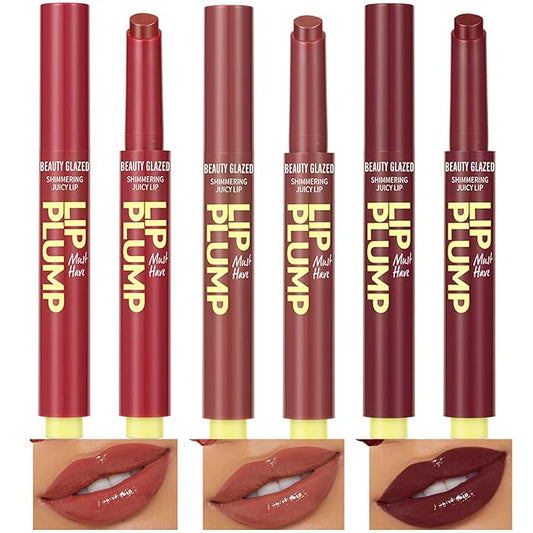 Beauty Glazed 3PCS Juicy Lip Oil Slick Click Glazed