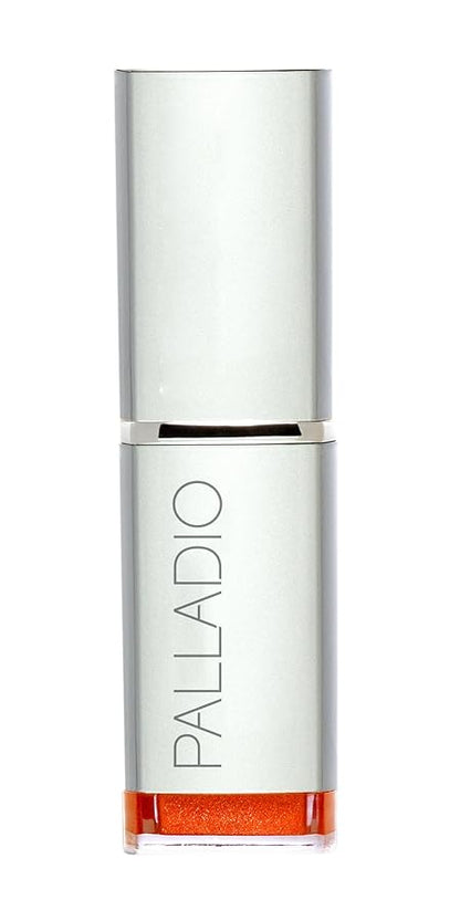 Palladio Herbal Lipstick, Rich Pigmented and Creamy Lipstick, Infused with Aloe Vera, Chamomile & Ginseng, Prevents Lips from Drying, Combats Fine Lines, Long Lasting Lipstick, Golden Orange