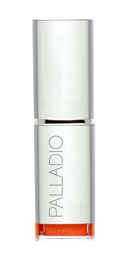 Palladio Herbal Lipstick, Rich Pigmented and Creamy Lipstick, Infused with Aloe Vera, Chamomile & Ginseng, Prevents Lips from Drying, Combats Fine Lines, Long Lasting Lipstick, Golden Orange