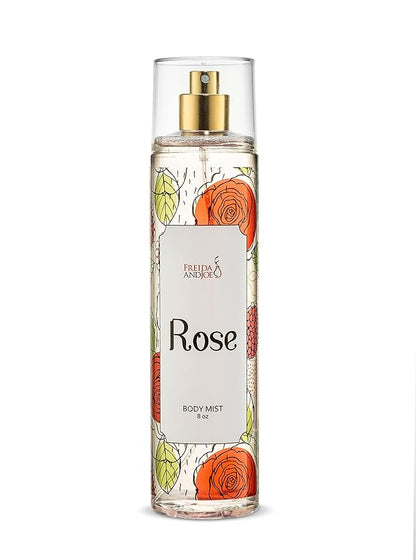 Rose Home Spa Gift 10oz Deep Moisturizing Fragrance Body Lotion & 8 oz. Fine Fragrance Body Mist Set Luxury Self-Care Combo for Women and Girls (Rose) Mother’s Day Gift for Mom