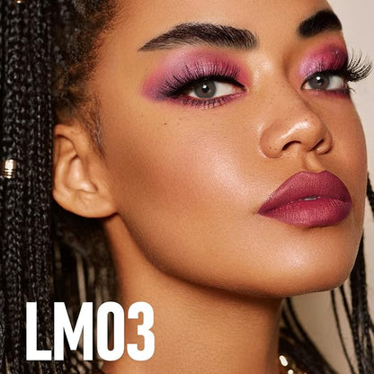 Matte Liquid Lipstick, Long Lasting Highly Pigmented Lip Long
