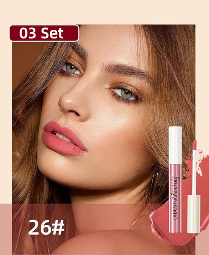 MAEPEOR Matte Liquid Lipstick Set 12PCS Smooth Creamy Long-Lasting