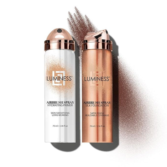 LUMINESS Silk Airbrush Spray Foundation & Primer Kit - Rich)