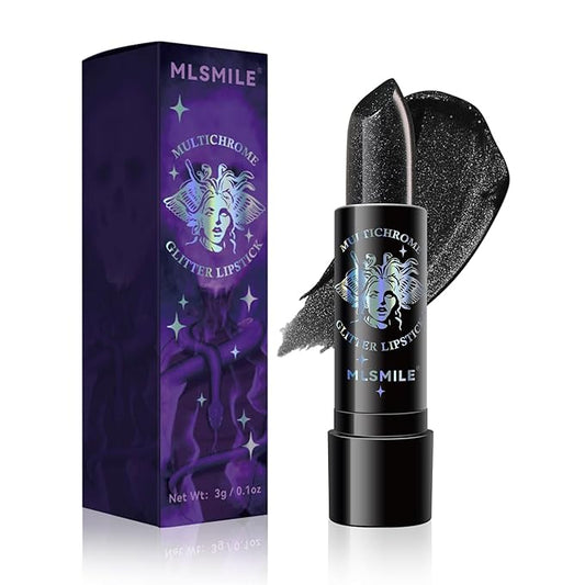 Glitter Lipstick, Pearlized Shimmering Metallic Lip Color, Moisturizing Glitter