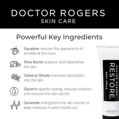 Doctor Rogers Hydrating Body Cream, Unscented