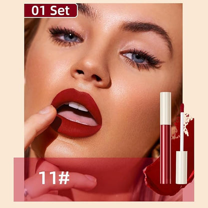 12 Colors Matte Lipstick labiales mate Matte Liquid Long-Lasting