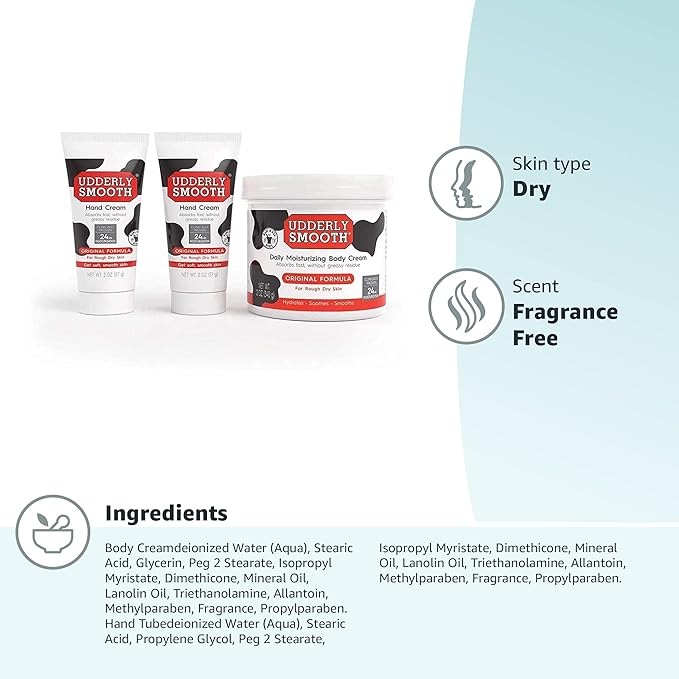 UDDERLY SMOOTH NonGreasy Hand and Body