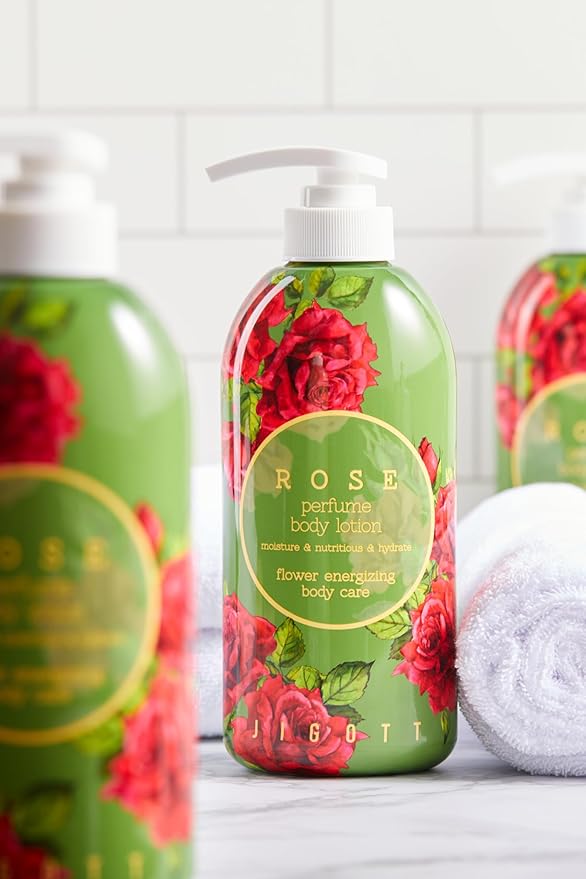 Rose Perfume Body Lotion 16.9 FL