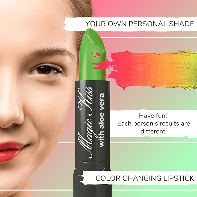 Magic Kiss Pack of 12 Color Changing Aloe Magic