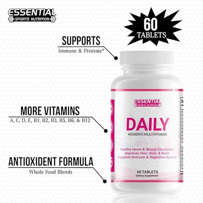 Multivitamins for Women Supplement-Includes Biotin -Vitamin A- Energy and Immune Support, to Improve Blood Circulation, Skin, Hair & Nails