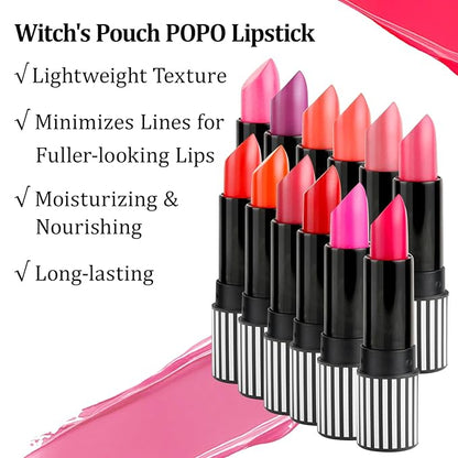 Witch's Pouch Moisturizing Lipstick, S18 Mandarin Red - Moisturizing