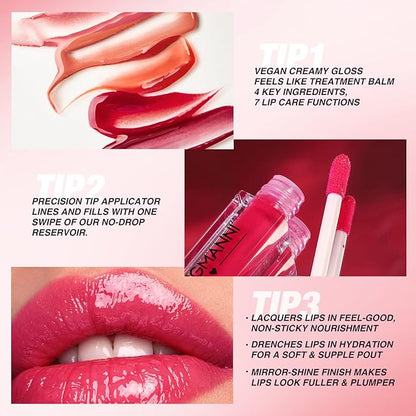 12pcs Lip Gloss Set, Hydrating Long Lasting Waterproof Gloss