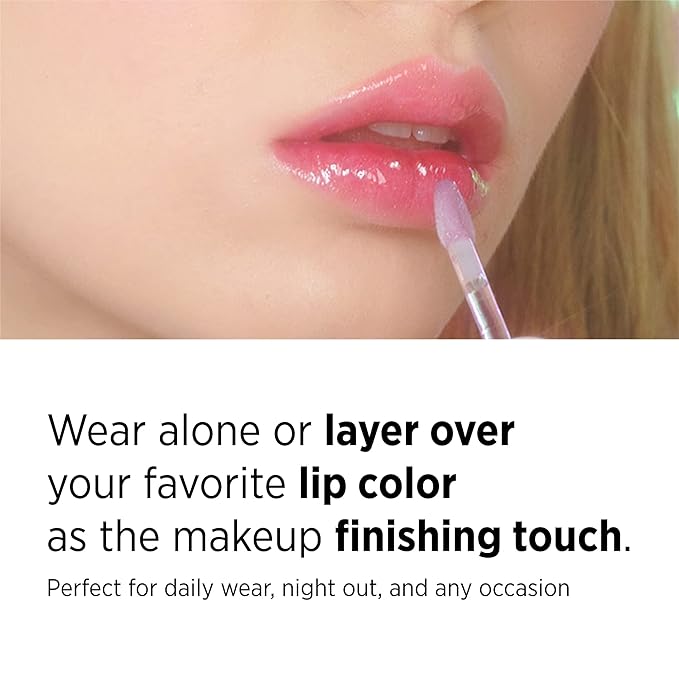 UNICORN GLOW Luminous Lip Gloss, [#2 Topaz ]- Moisturizing Lip Gloss with Shimmery Finish - Lightweight, Sheer and Hydrating[0.18 oz. / 5 g]
