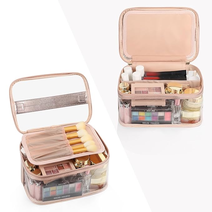 Ocheal clear makeup bags,portable cosmetic
