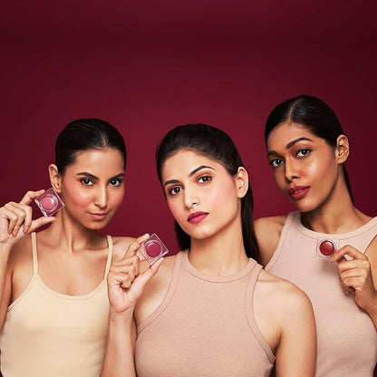 Sinful Lip N Cheek Mousse Tint - Powder Matte Blush for Cheeks and Tinted Lip Balm - 2 in 1 Weightless Formula - 002 Bubbelgum - 0.14 oz