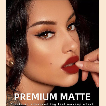 MAEPEOR Matte Liquid Lipstick Set 12PCS Smooth Creamy Long-Lasting