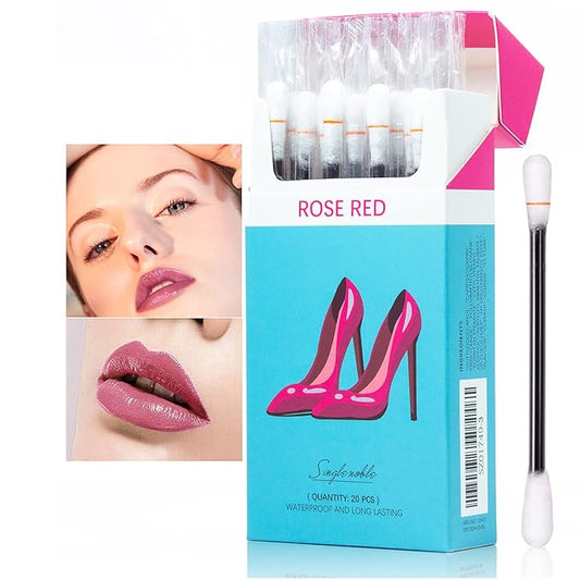 Tattoo Lipstick, 20 Pcs Tattoo Lipstick cotton swab,