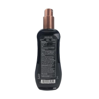 Australian Gold Spray Gel Sunscreen with Instant Bronzer SPF 15, 8 Ounce | Moisturize & Hydrate Skin | Broad Spectrum | Water Resistant | Non-Greasy | Oxybenzone Free | Cruelty Free