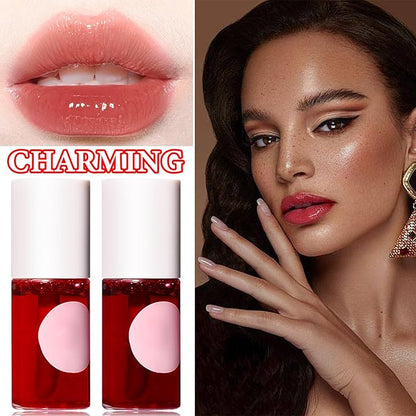 2Pcs Lip Tint Stain Set,Lip Stain Long Lasting Long