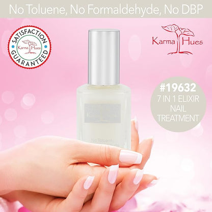 Karma Naturals 7-in-1 Elixir Nail Treatment – Strengthening, Repairing & Hydrating Formula for Healthier Nails