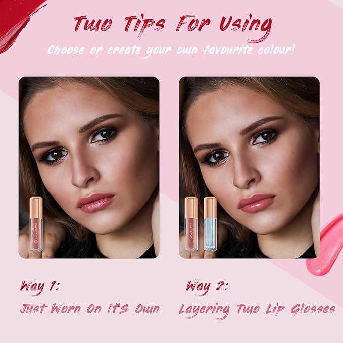 Color Nymph 16 PCS Lip Glosses Collection, Shimmery