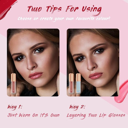 Color Nymph 16 PCS Lip Glosses Collection, Shimmery