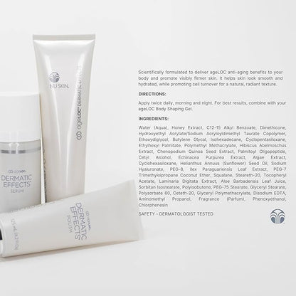 Nu Skin ageLOC Dermatic Effects Body Contouring Lotion | Scientifically Formulated to Deliver ageLOC Anti-Aging Benefits for Visibly Firmer, Hydrated Skin | 2 Pack