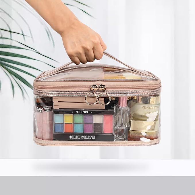 Ocheal clear makeup bags,portable cosmetic