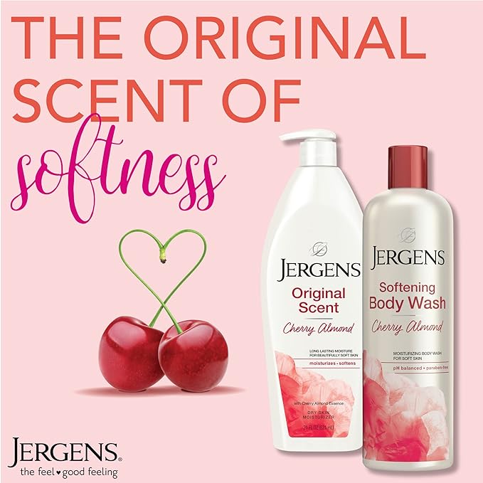 Jergens Original Scent, Cherry Almond, Dry