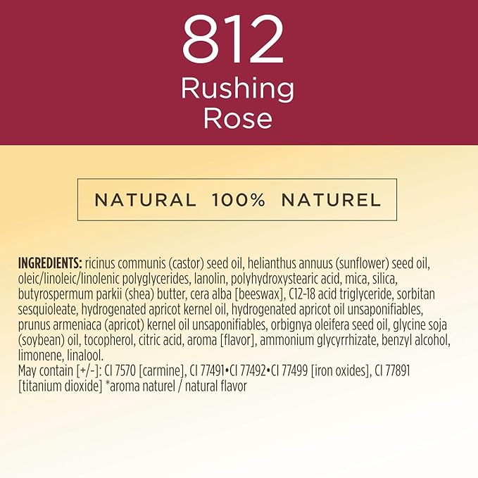 Burt's Bees 100% Natural Glossy Liquid Lipstick, Rushing Glossy