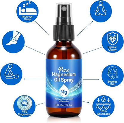 Magnesium Oil Spray, Pure Magnesium Oil
