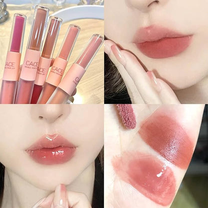 6 Colors 2 in 1 Double-end Lip Gloss Gloss