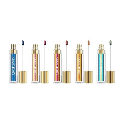 Maydear Chameleon Lipstick for Women, Multichrome Lip Stick Set Color Changing Blue Gold Green Pink Lipstick Makeup Kit Long Lasting Metallic Lip Gloss for Girls