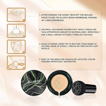 Mushroom Head Air Cushion CC Cream - Long-Lasting 1 PCS)