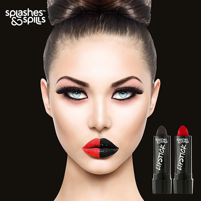 splashes & spills Vivid Black Lipstick - 2