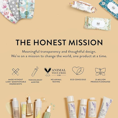 The Honest Company Hydrating Face + Body Lotion | Fast Absorbing, Naturally Derived, Hypoallergenic | Sweet Almond Nourish, 8.5 fl oz
