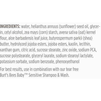 Burt's Bees Baby Ultra Gentle Lotion with Aloe for Sensitive Skin, Pediatrician Tested, 99% Natural Origin Baby Care, 12 Oz (Pack of 3)