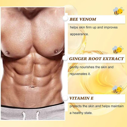 Thermofirm Bee Venom Gynecomastia Oil, The Chest Muscles Bee Venom Oil, Advanced Bee Venom for Strengthen The Chest Muscles 2PCS