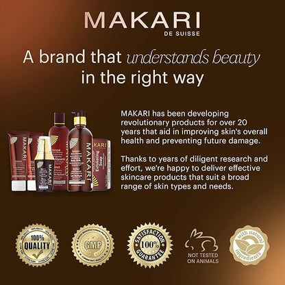 Makari Exclusive Active Intense Tone Boosting Body Glycerin (16.8 oz) | Skin-Brightening Body Glycerin | Moisturizes and Softens | Promotes Even Skin Tone | for All Skin Types Except Sensitive