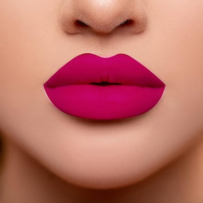 Klara Cosmetics Kiss Proof Lipstick 08 Fuchsia Pop Long