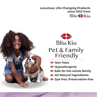 Bliss Kiss | 1 Lavender Vanilla | Nail Oil Cuticle Pen w/Vitamin E & Jojoba⏤Nail Strengthener Nail Growth Serum for Brittle Peeling Breaking Thin Nails