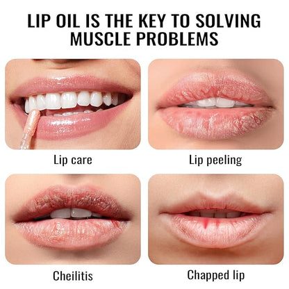 Oulac Hydrating Lip Gloss with Mirror Finish Moisturizing & Reduce Fine Lines Lip Oil Refuse Chapped Lips Non Sticky Lip Gloss for Girls Women, 4.5ml/0.15fl.oz, Baby Doll(C11)